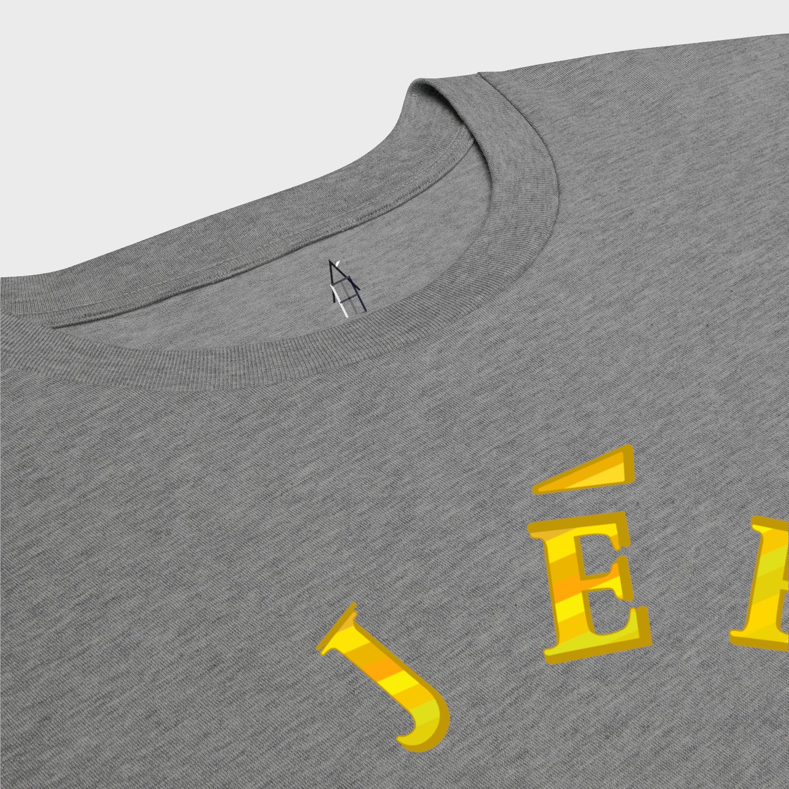 AJÉE T-SHIRT IN GREY/YELLOWS | House of AJÉE